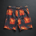 TITAN Kids Lava King Crown Shorts — Fire Royals SWAG Edition