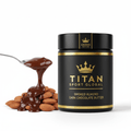 Crown Edition Smoked Almond Dark Chocolate Protein Butter — matte black Crown Edition jar