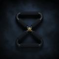 TITAN Figure 8 Resistance Bands Crown Edition - dual-loop figure-8 band with foam handles
