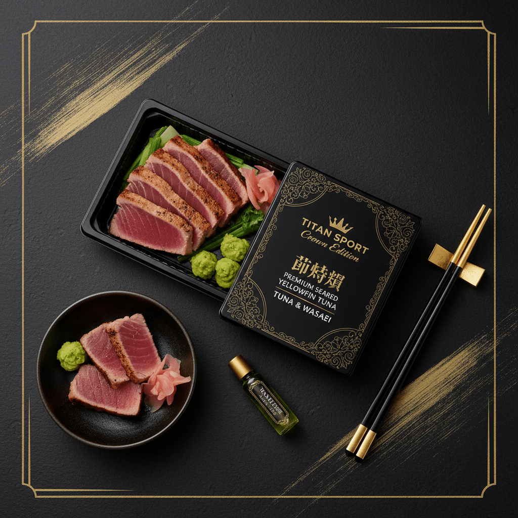 TITAN High-Protein Yellowfin Tuna & Wasabi Snack Pack