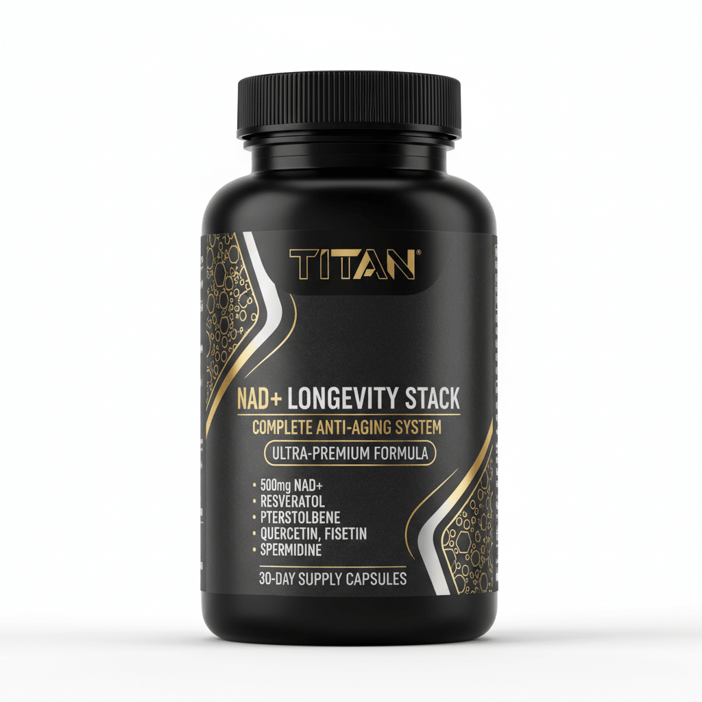 TITAN NAD+ Longevity Stack - Complete Anti-Aging System