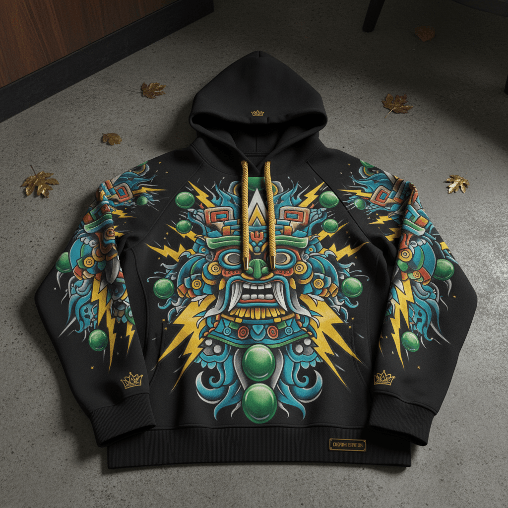TITAN Women's Tlaloc Rain Storm Hoodie — Tepictoton Edition