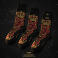 TITAN Crown Edition Athletic Sock Pack Crimson Gold 3-Pack