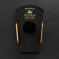 TITAN Crown Edition Cricket Knee Support Brace Matte Black Gold