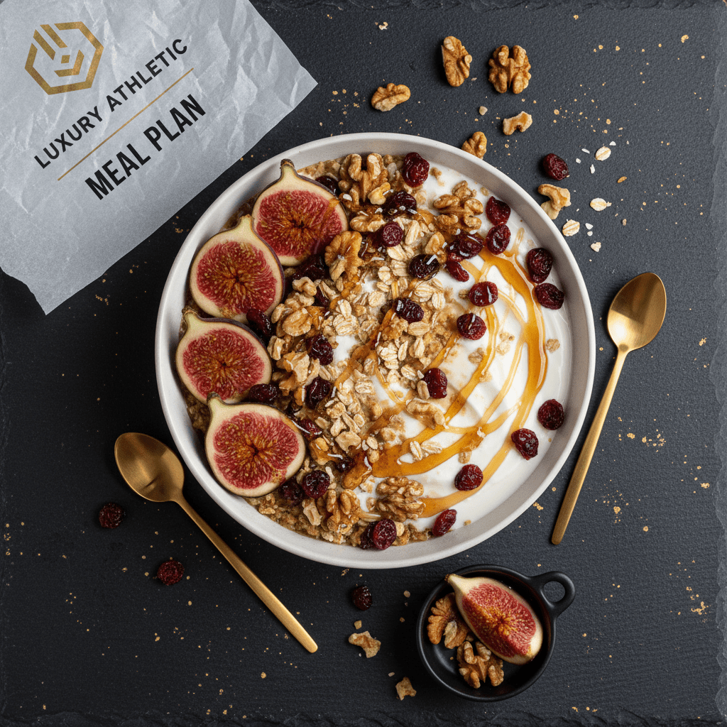 TITAN Fig Walnut Crown Protein Fruit Bowl