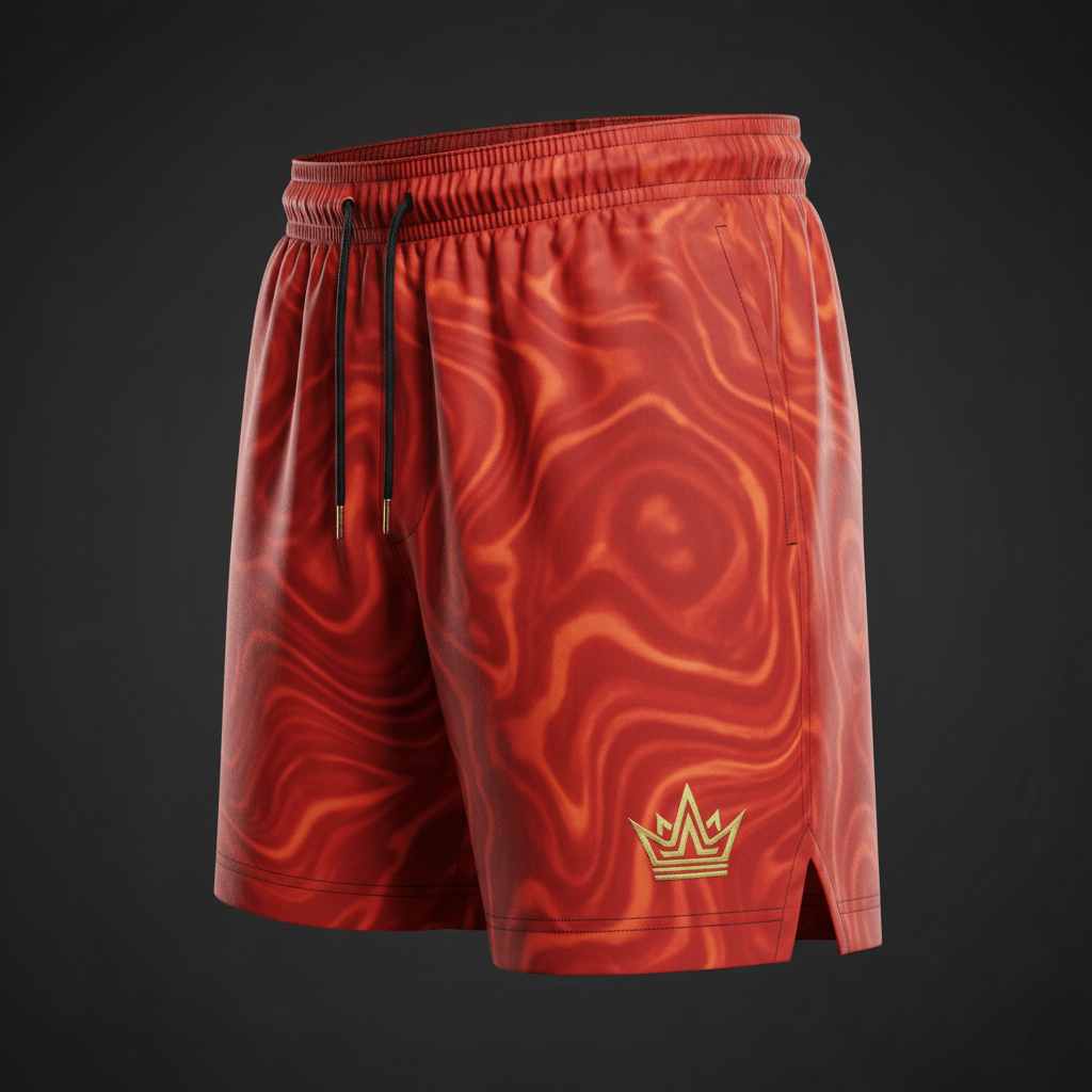 TITAN Crown Training Short Lava King