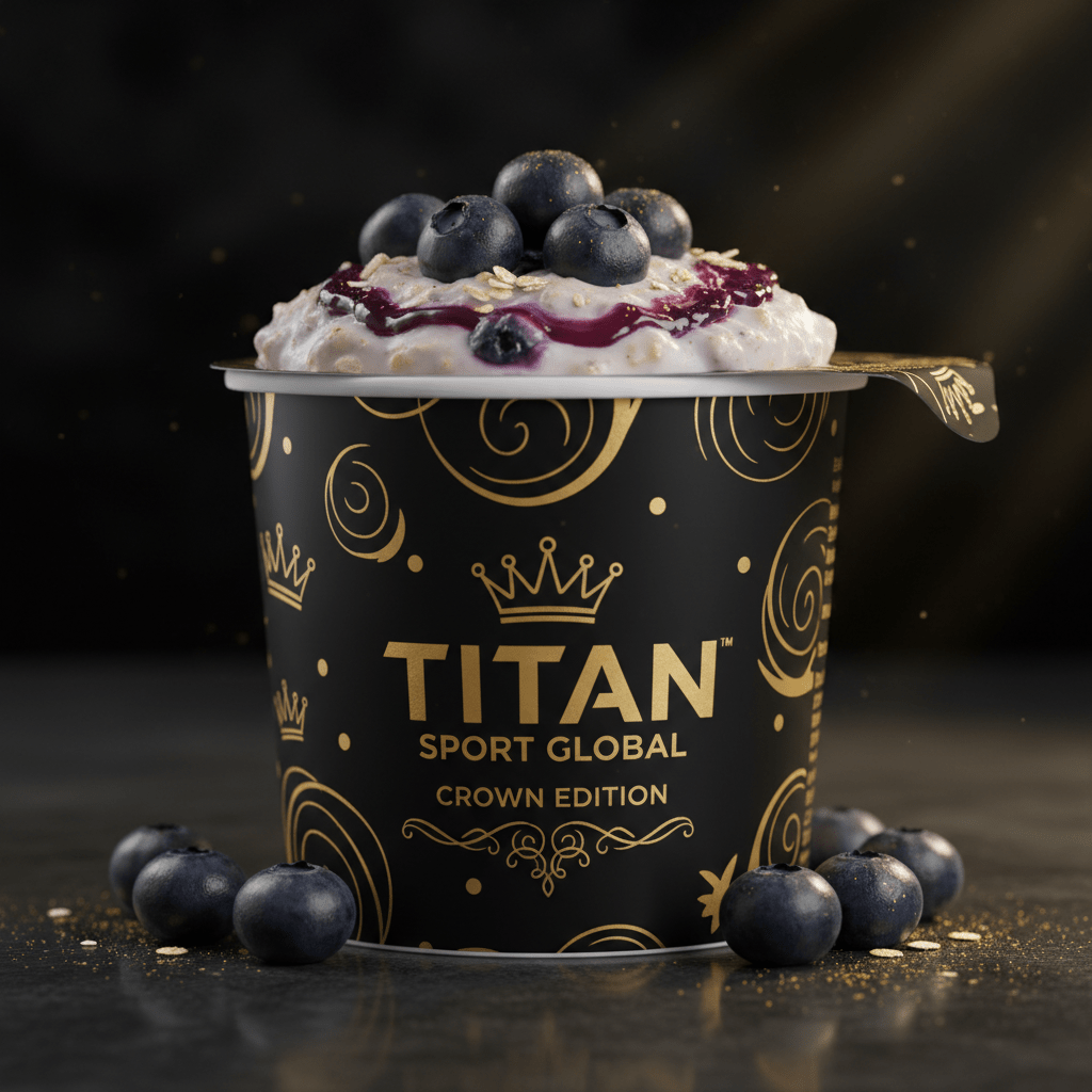 Crown High-Protein Blueberry Oatmeal Cup