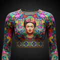 TITAN Women’s Frida Kahlo Spirit Long Sleeve Crop — La Reina Edition
