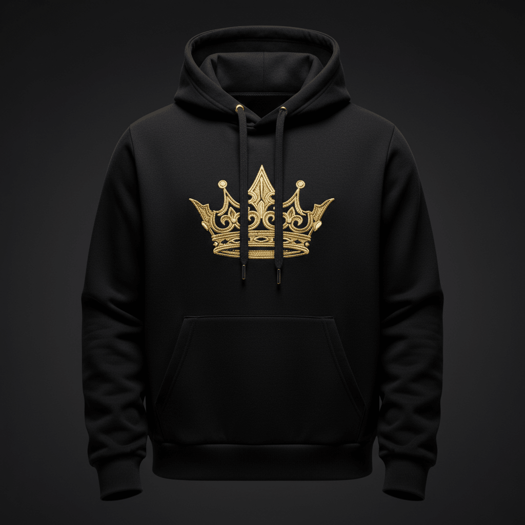 TITAN Crown Hoodie Midnight Black