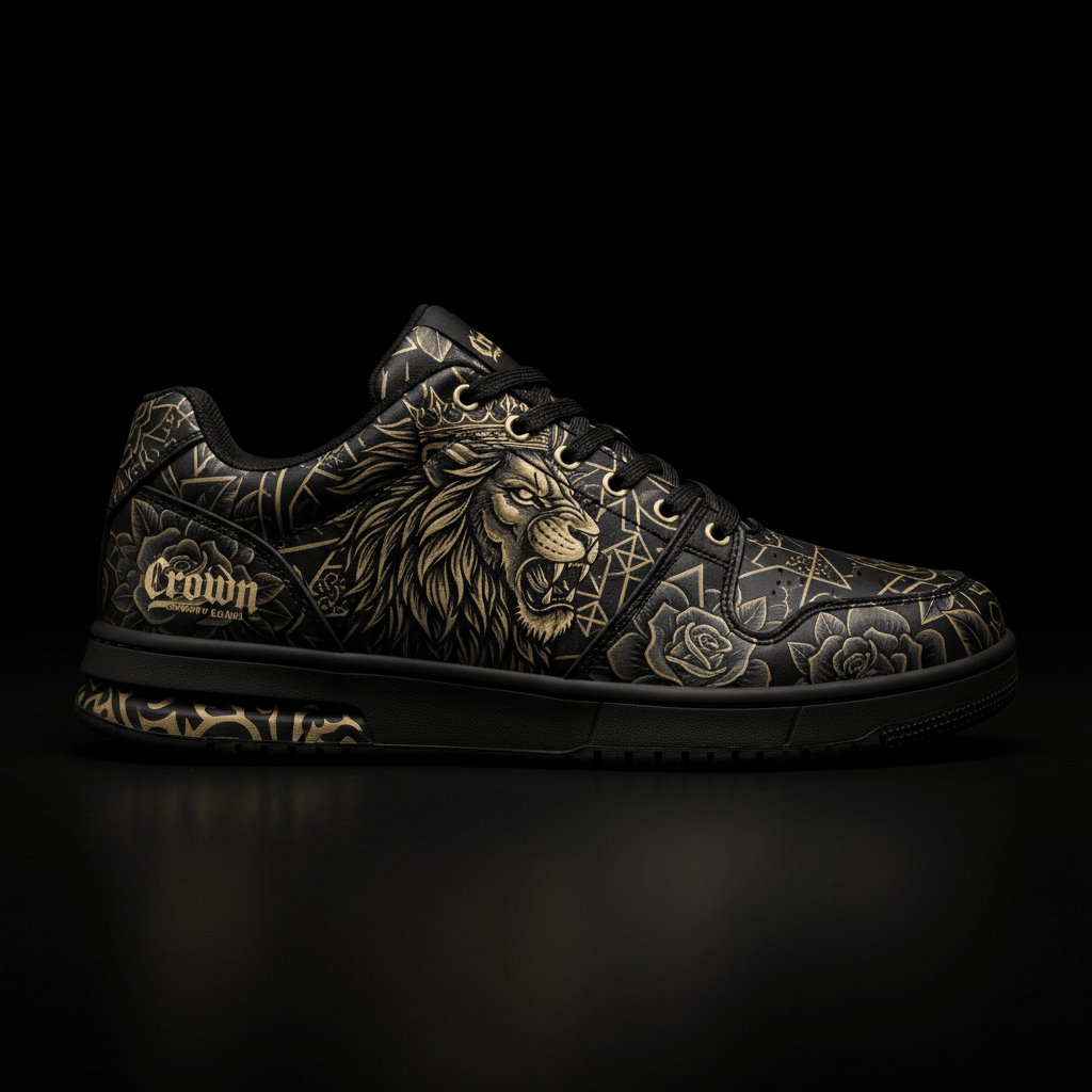 TITAN Crown Edition Lion King Men's Training Shoe Tattoo Art