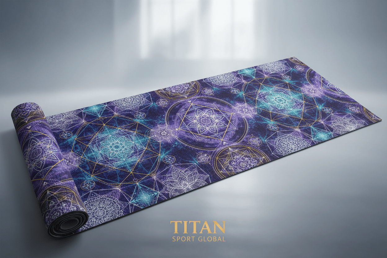 TITAN Pro Yoga Mat — Sacred Geometry Mandala Design
