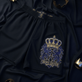 TITAN Men's Crown Edition Lounge Shorts Indigo Gold