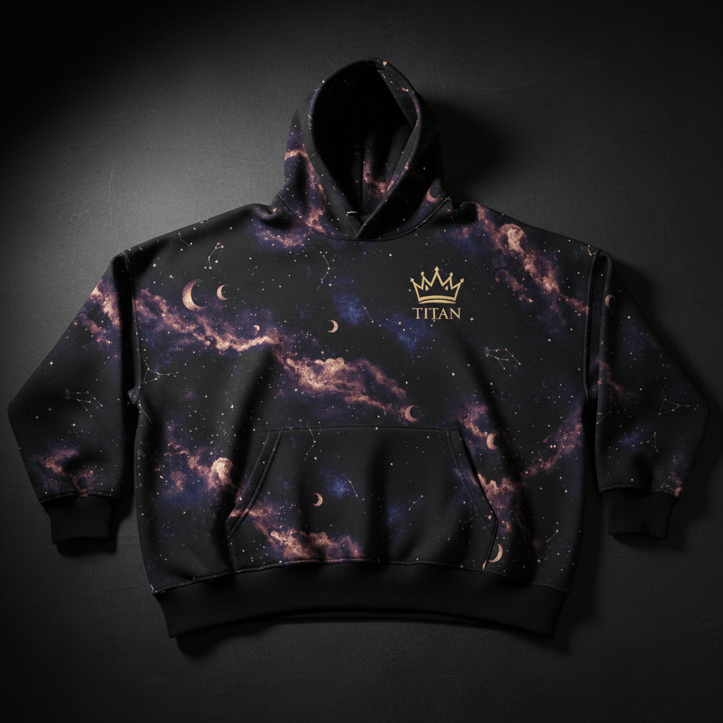 TITAN Women's Pullover Hoodie - Oversized 320gsm Fleece Training Sweatshirt