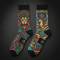 TITAN Crown Edition Tattoo Art Anti-Blister Double-Layer Running Socks
