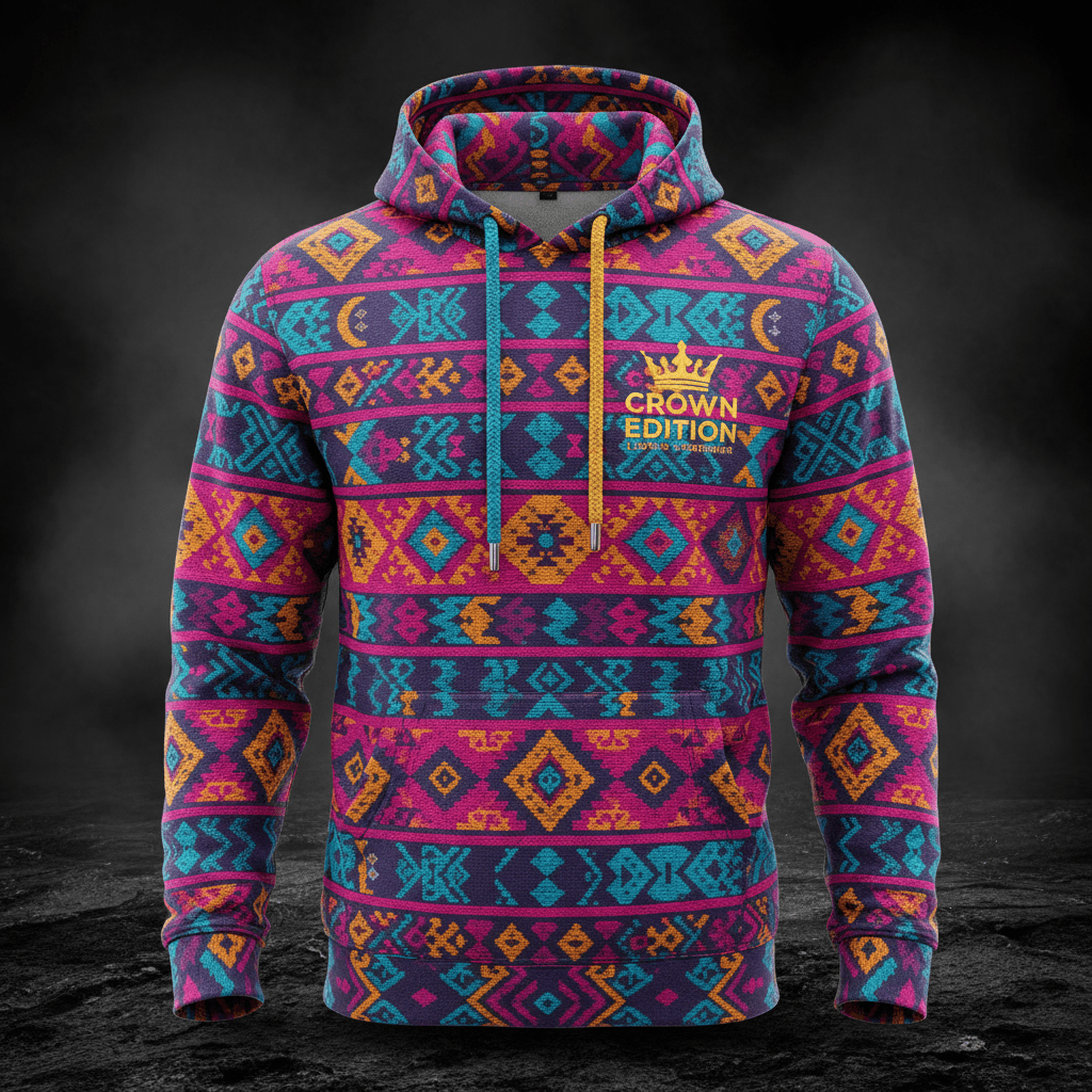 TITAN Andean Quechua Pullover Hoodie — Pachamama Edition