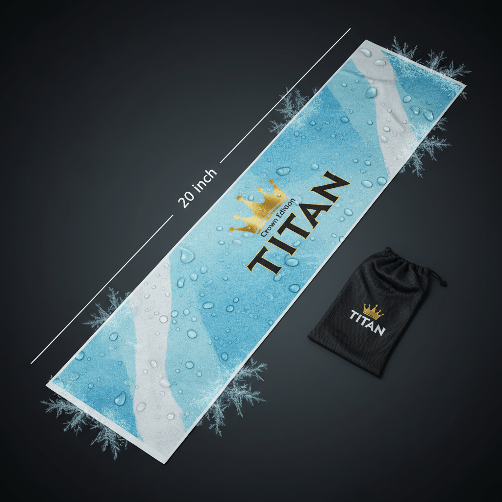 TITAN Cooling Towel - Instant Cooling 40" Sport Towel
