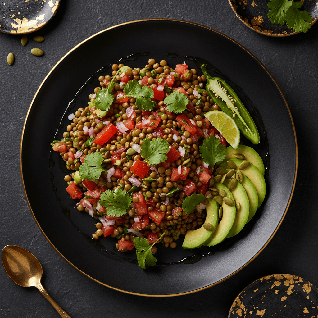 TITAN Kenyan Kachumbari & Lentil Vegan Lunch Salad