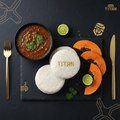 TITAN Beninese Vegan Ablo Steamed Rice Cake Breakfast