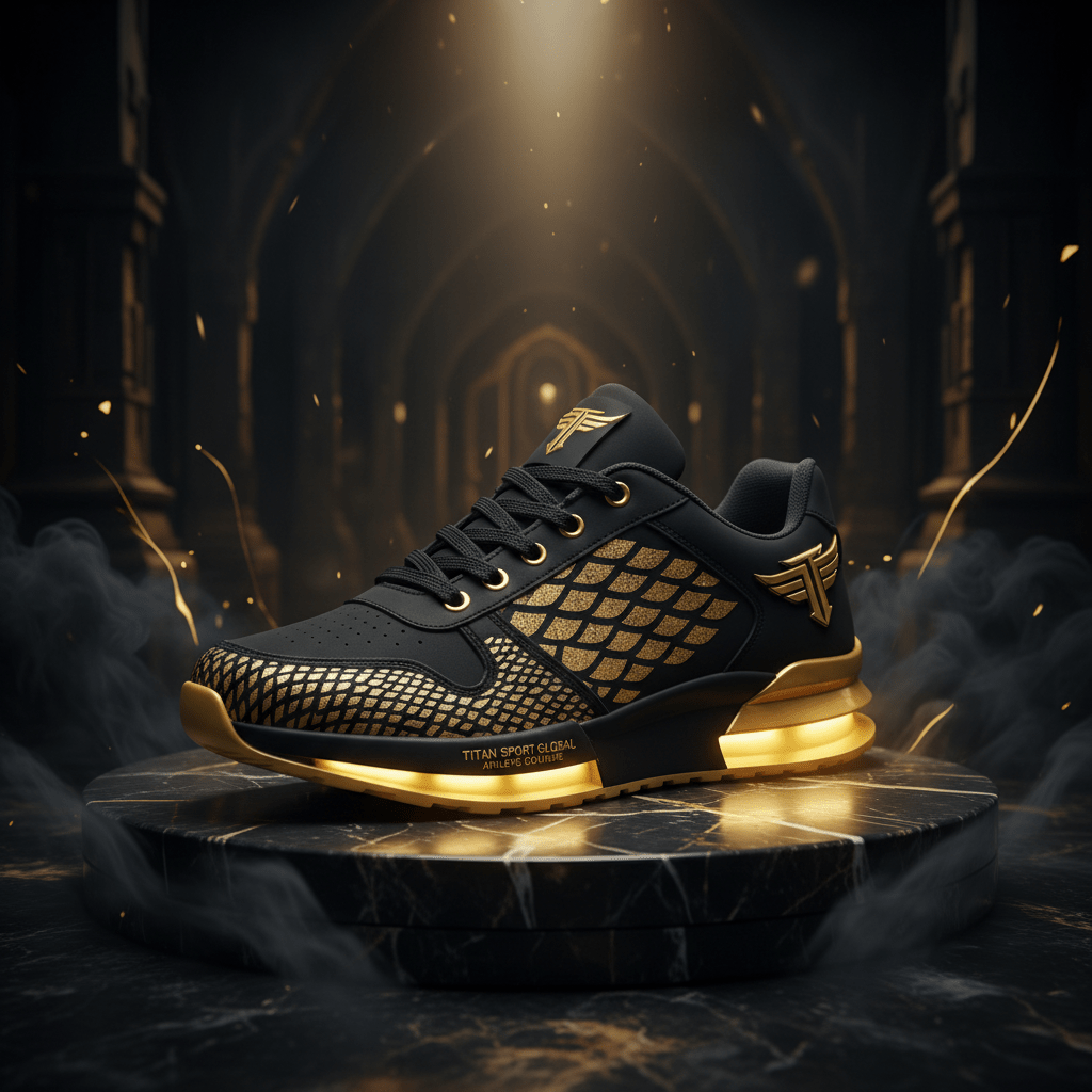 TITAN Dragon Scale Low-Top Sneakers