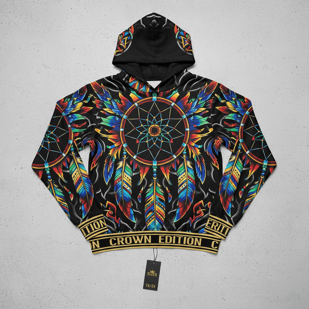TITAN Plus Women's Dreamcatcher Eagle Hoodie — Inclusive Crown Edition