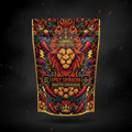 TITAN Roasted Chickpea Snack Spicy Sriracha — Crown Edition bold tattoo-style artwork