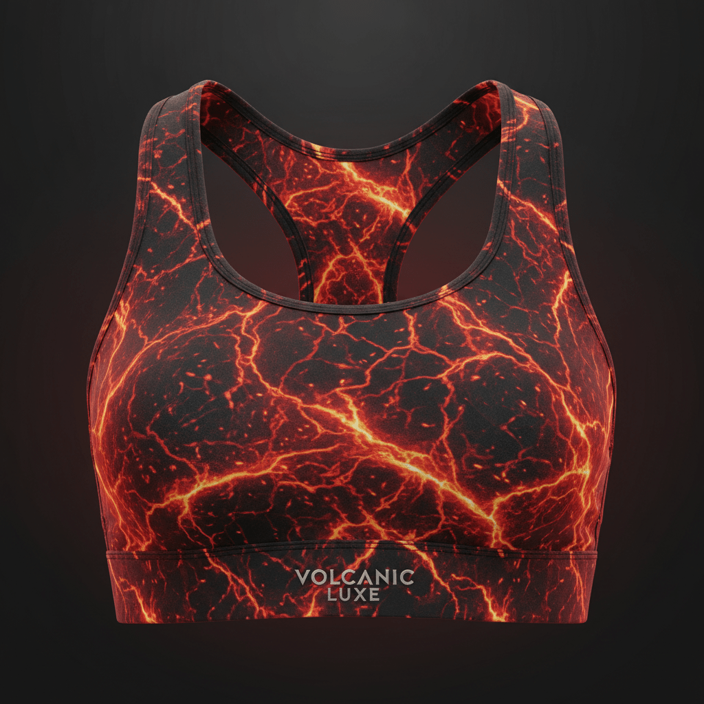 TITAN SWAG HER Sports Bra — Lava Queen