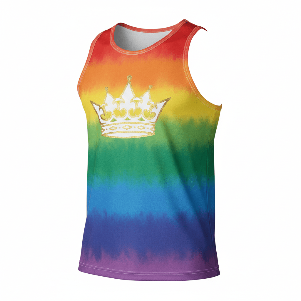 TITAN Rainbow Crown Tank Top — Crown SWAG Edition