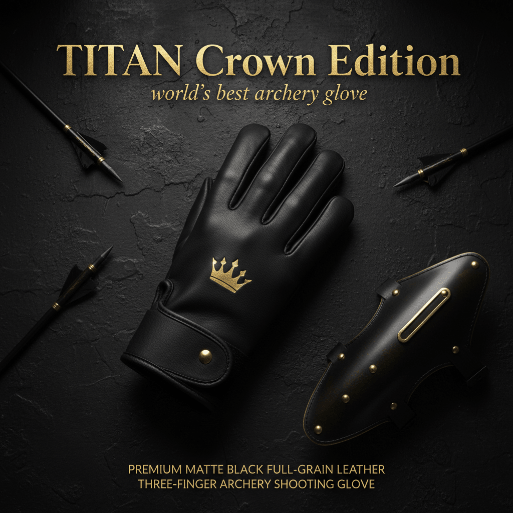 TITAN Crown Edition World's Best Archery Shooting Glove