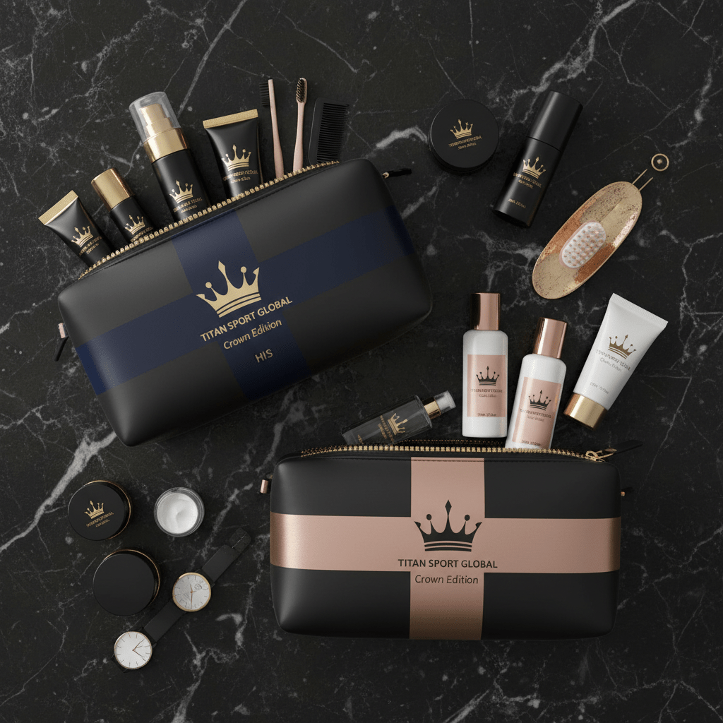 TITAN Crown Edition His & Hers Luxury Travel Hygiene Set