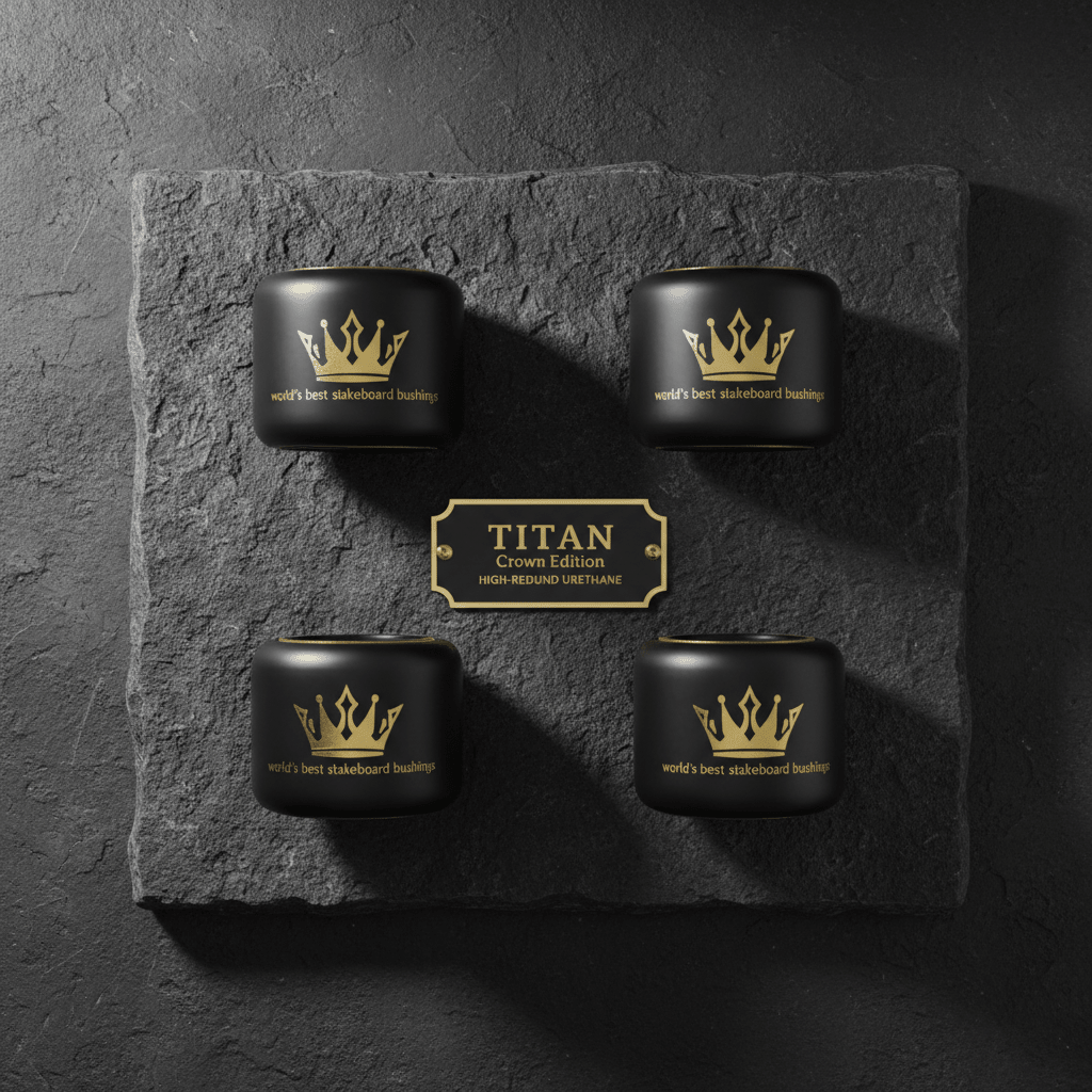 TITAN Crown Edition World's Best Skateboard Bushings Set