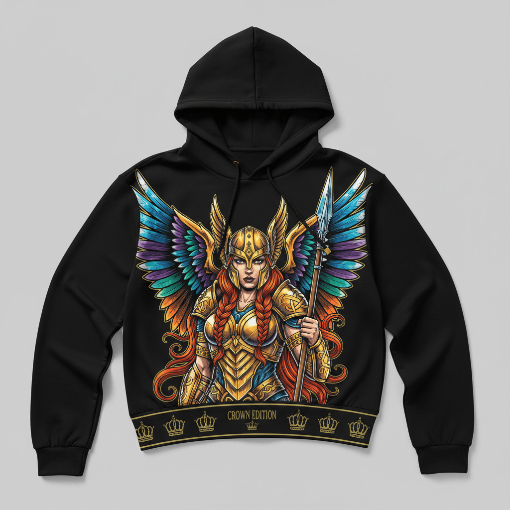TITAN Plus Women's Valkyrie Wings Hoodie — Inclusive Crown Edition