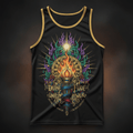 Burning Bright Men's Tank — TITAN Crown Edition tattoo artwork