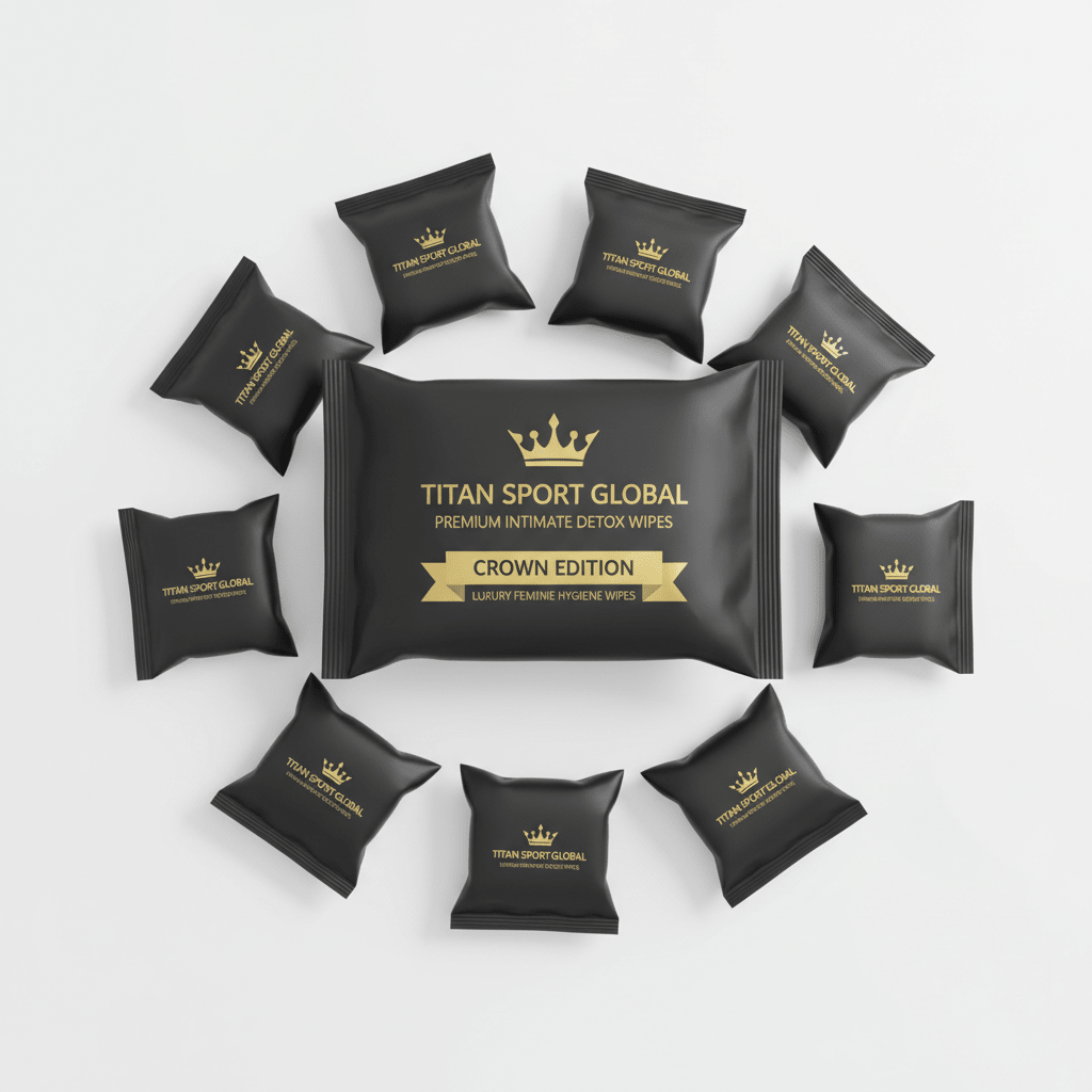 TITAN Intimate Detox Wipes — On-The-Go Freshness for Active Women