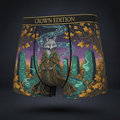 TITAN Celtic Druid Fox Women's Cozy Boxer Shorts — Crown Edition