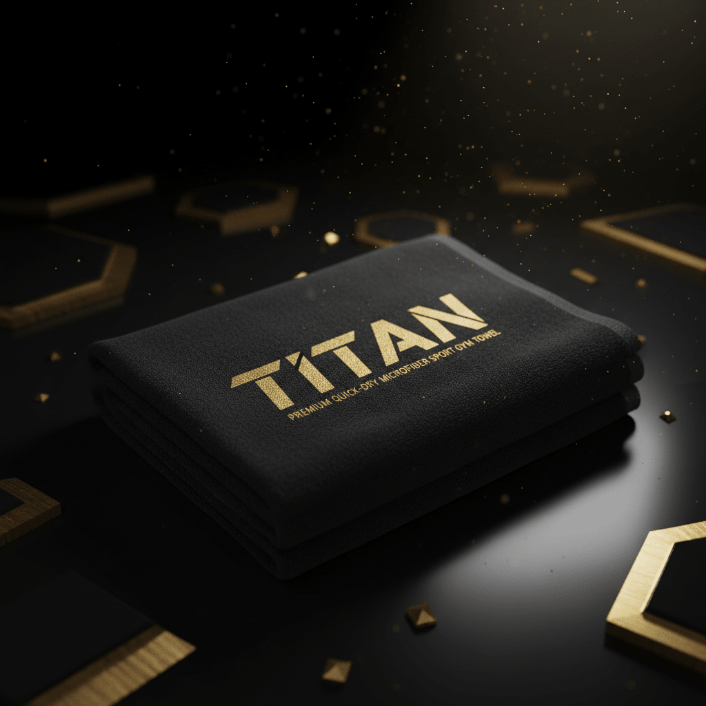 TITAN Microfiber Gym Towel Quick-Dry Sport Towel