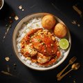 TITAN Singaporean Chili Crab Rice Seafood Lunch Bowl