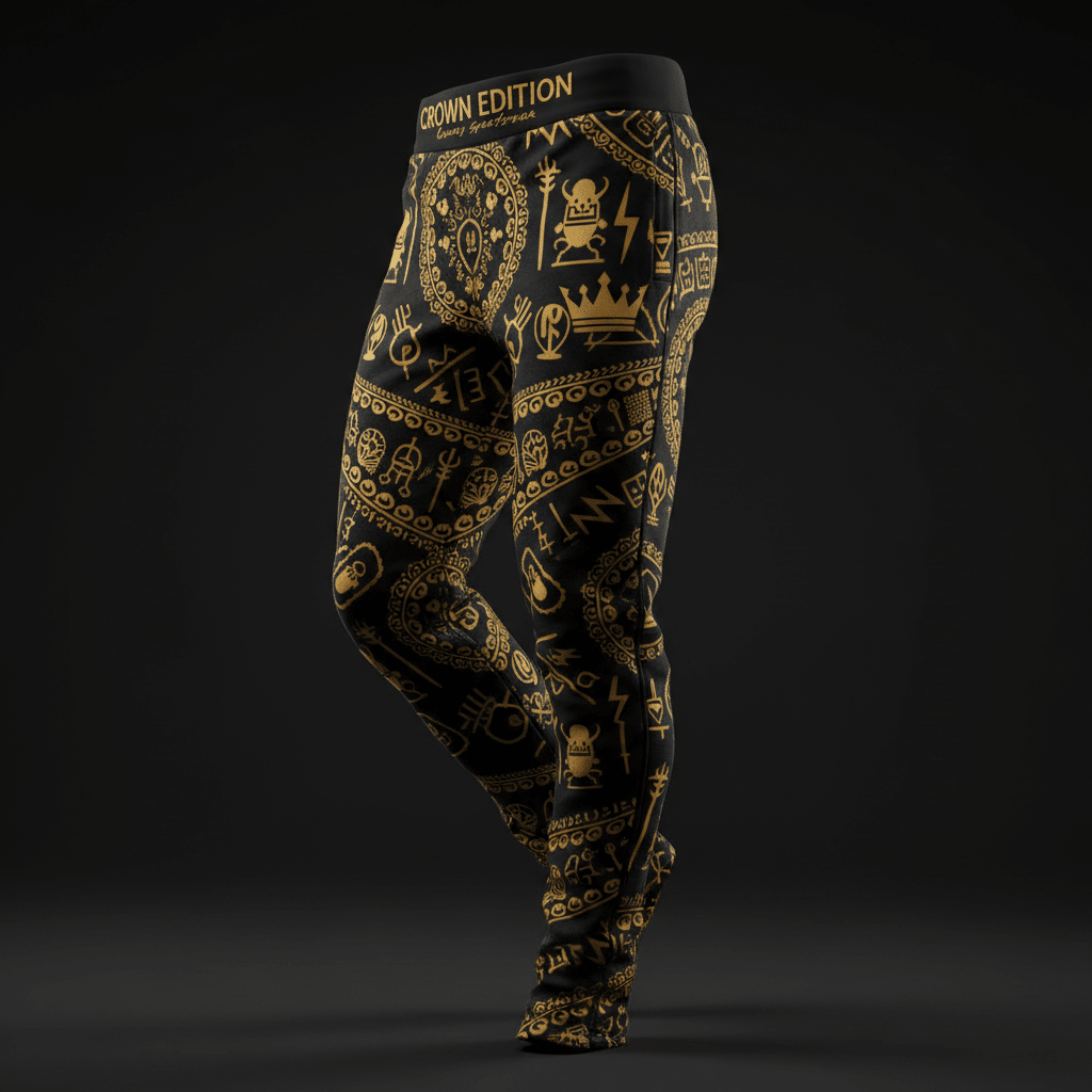 TITAN Yoruba Orisha Athletic Pants — Ase Edition