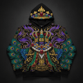 Clothed In Majesty Women's Hoodie — TITAN Crown Edition tattoo artwork