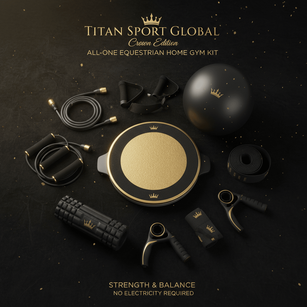 TITAN All-In-One Equestrian Rider's Strength & Balance Kit Crown Edition