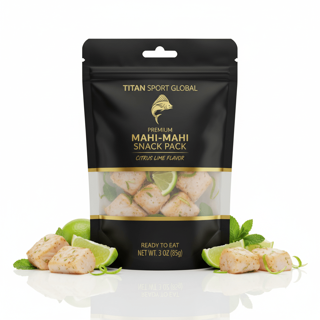 TITAN Mahi-Mahi Snack Pack Citrus Lime — matte black pouch