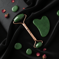 TITAN Women's Jade Roller & Gua Sha Set Crown Edition
