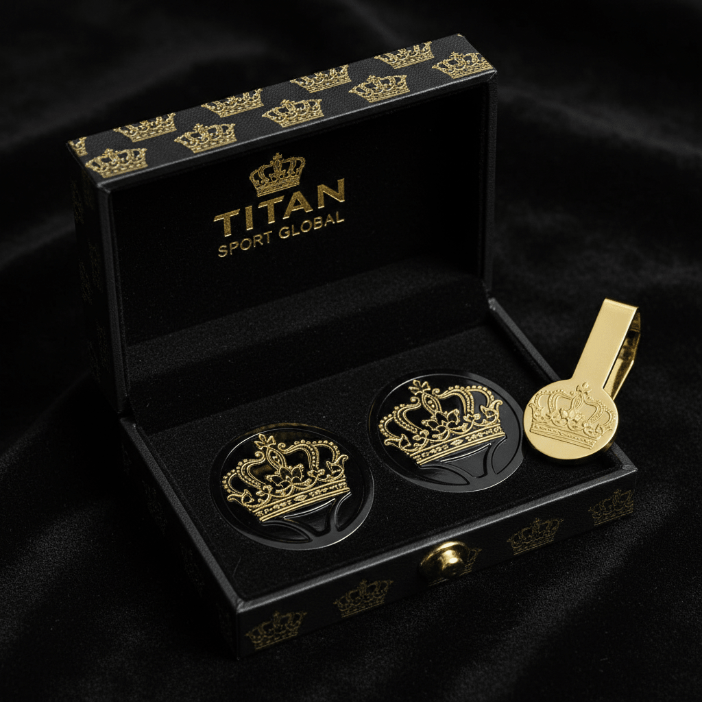 TITAN Golf Ball Marker Set Crown Edition
