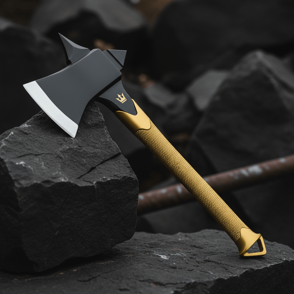 TITAN AxeForce Tactical Hatchet — Crown Edition