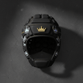 TITAN Crown Edition Rugby Headguard Matte Black Gold