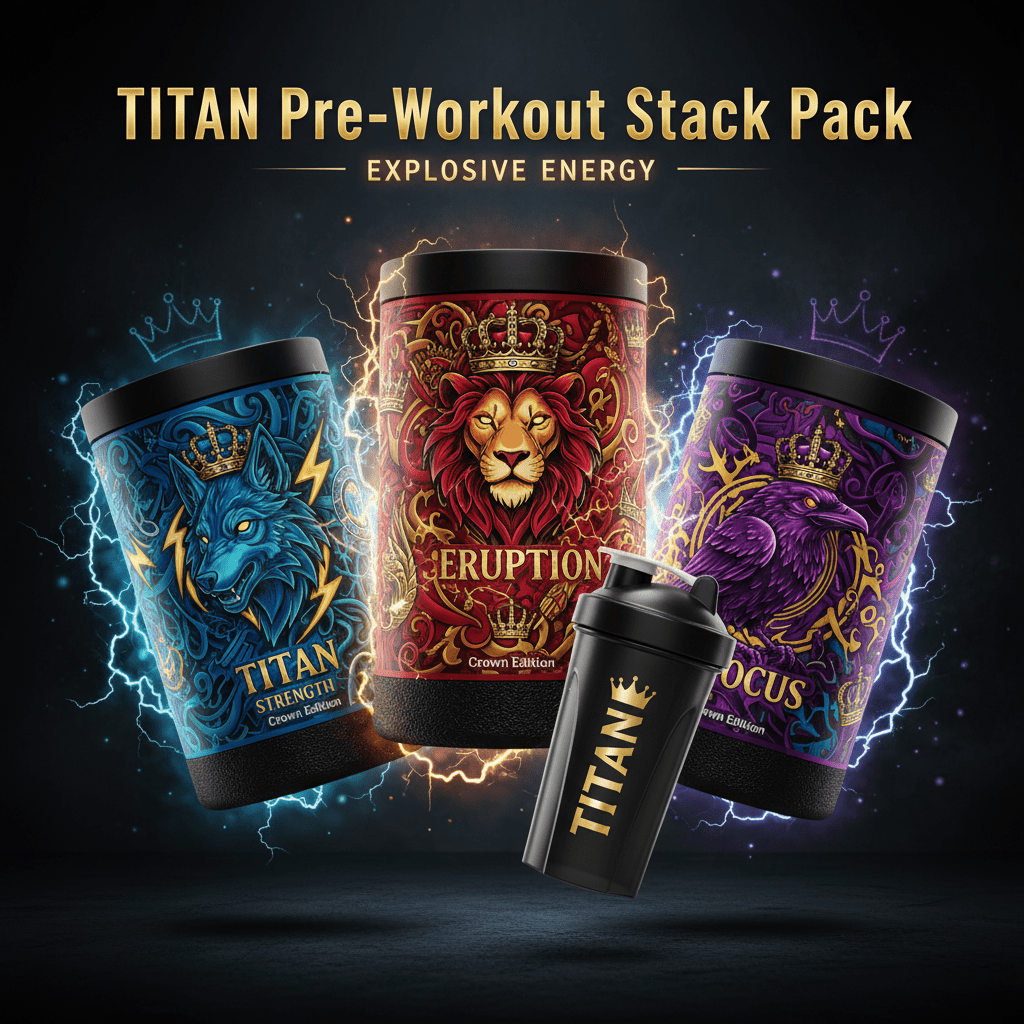 TITAN Pre-Workout Stack Pack — Crown Edition