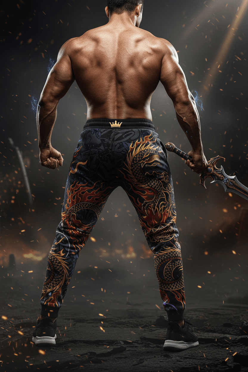 TITAN Warrior Never Rests Joggers - Back View