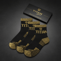 TITAN Performance Socks - Compression Athletic 3-Pack