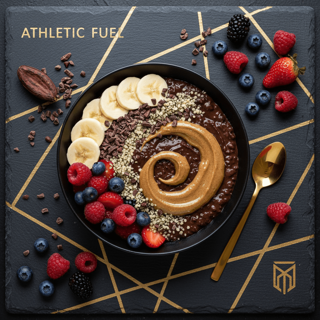 TITAN Black Bean Cacao Power Bowl — premium vegan breakfast meal plan