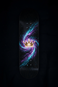 TITAN Crown Edition Galaxy Crown Glow Skateboard Deck