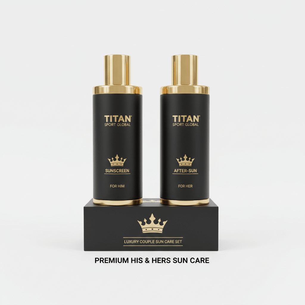 TITAN His & Hers Sun Care Set — Crown Edition Protection & Glow for Couples